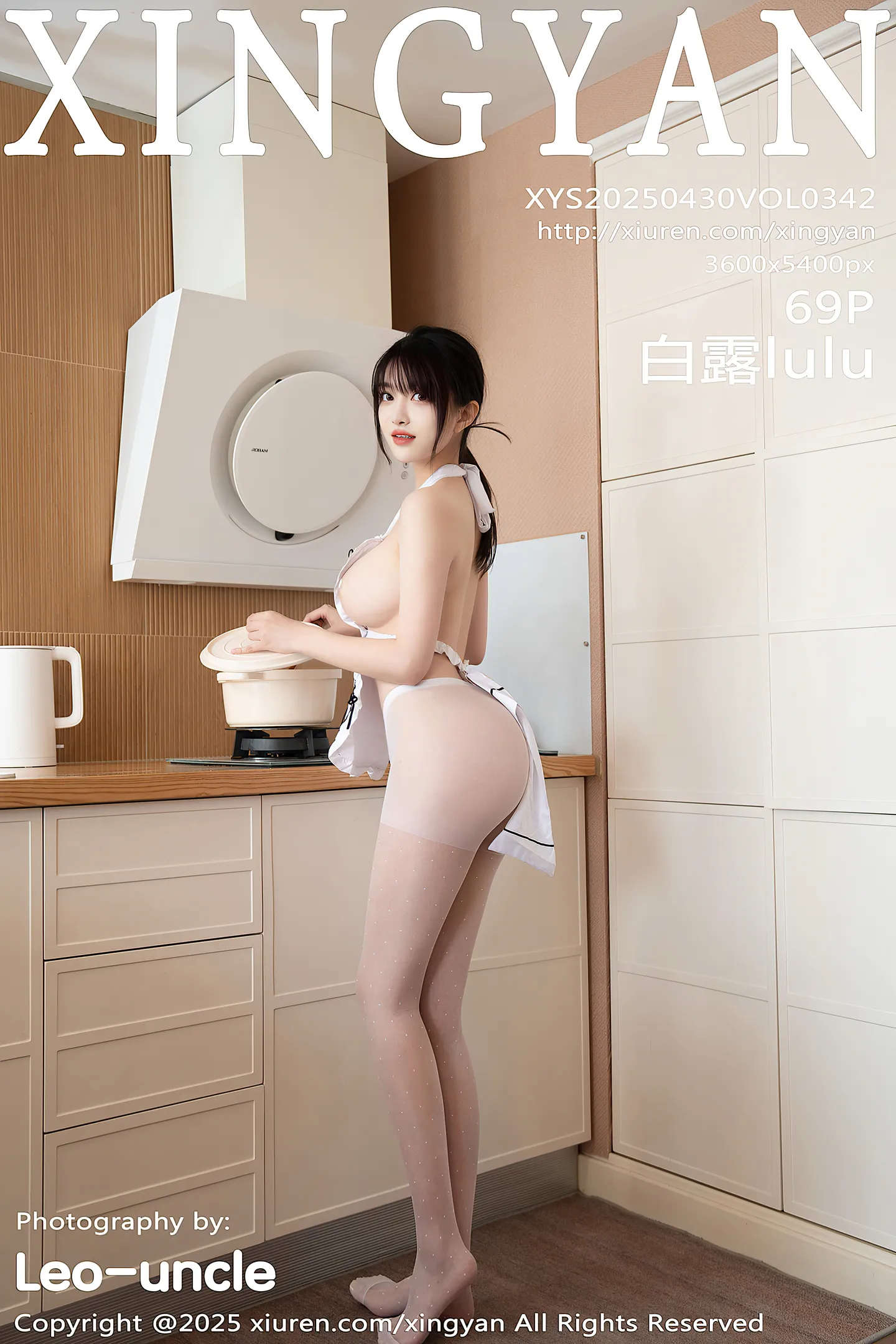 [XINGYAN星颜社]VOL.342_模特白露lulu性感白色围裙配超薄无内白丝秀曼妙身姿诱惑写真69P-秀人网 - XiuRen.Xyz